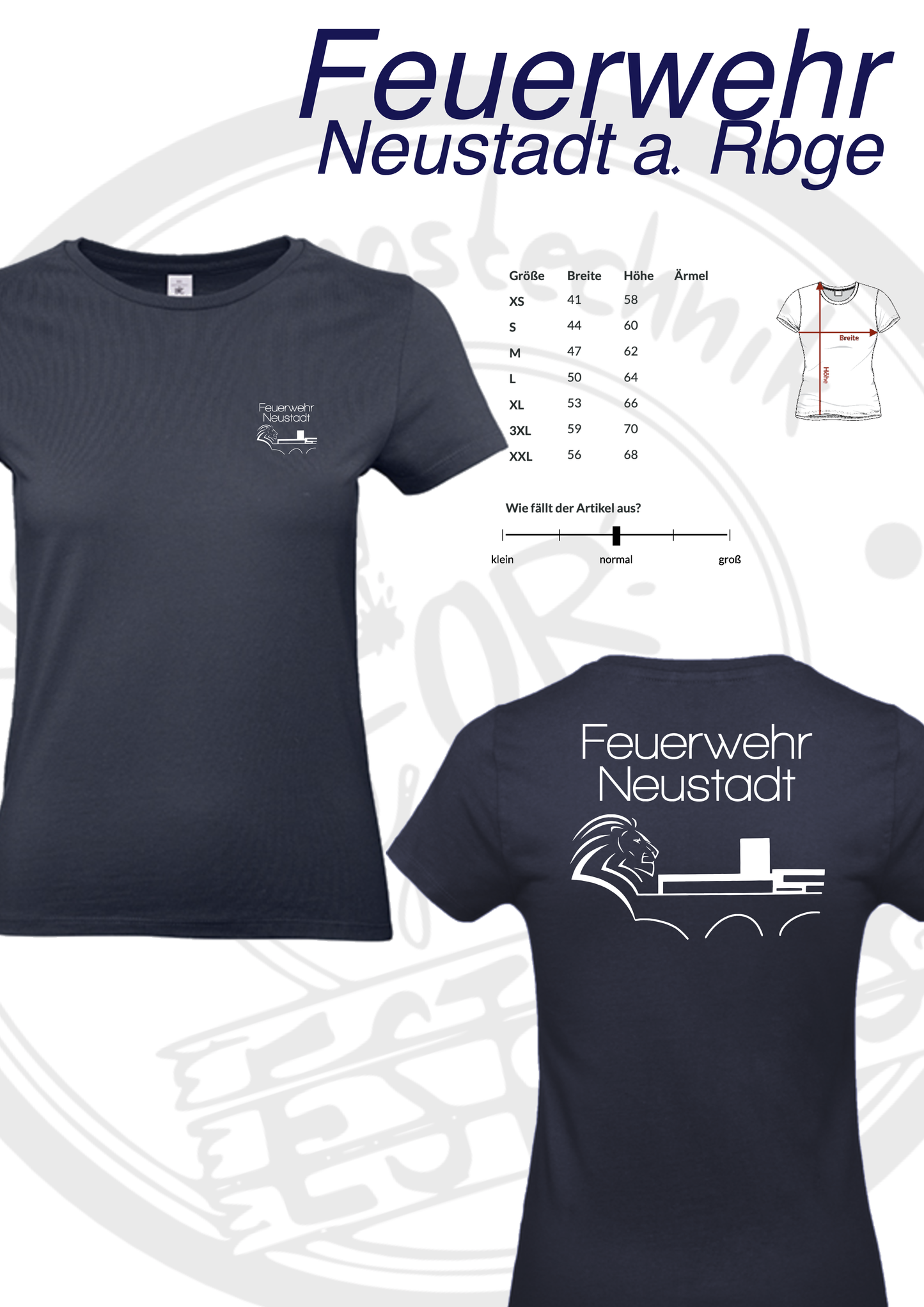 T Shirt Ortsfeuerwehr Neustadt a. Rbge (Damen)