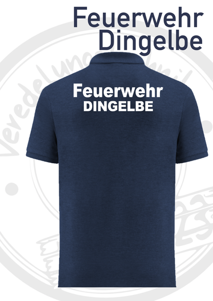 Poloshirt Feuerwehr Dingelbe