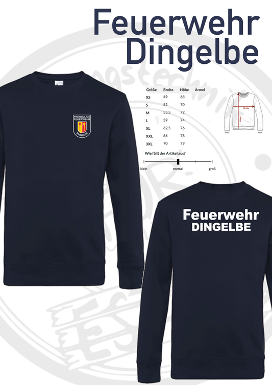 Sweatshirt Feuerwehr Dingelbe