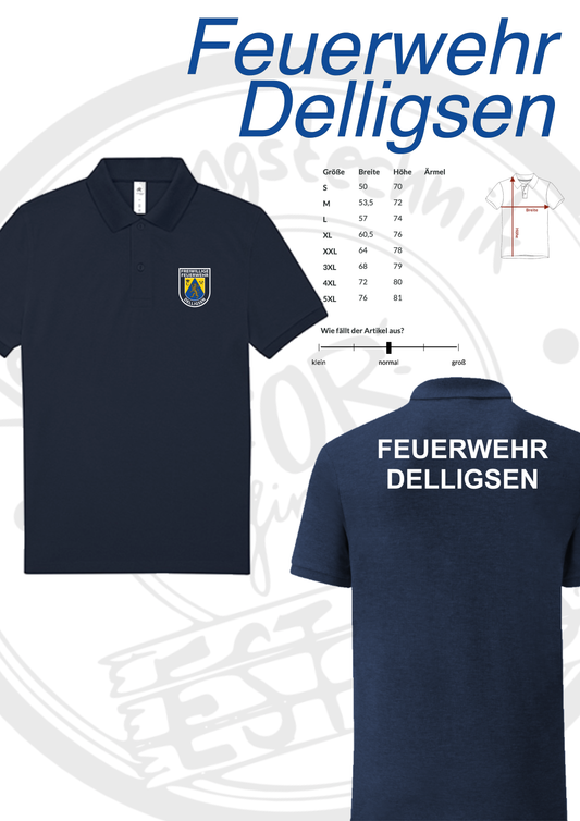 Poloshirt Feuerwehr Delligsen