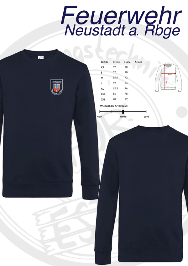 Sweatshirt Feuerwehr Neustadt a. Rbge