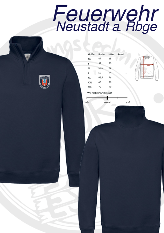 1/4 Zipper Feuerwehr Neustadt a. Rbge