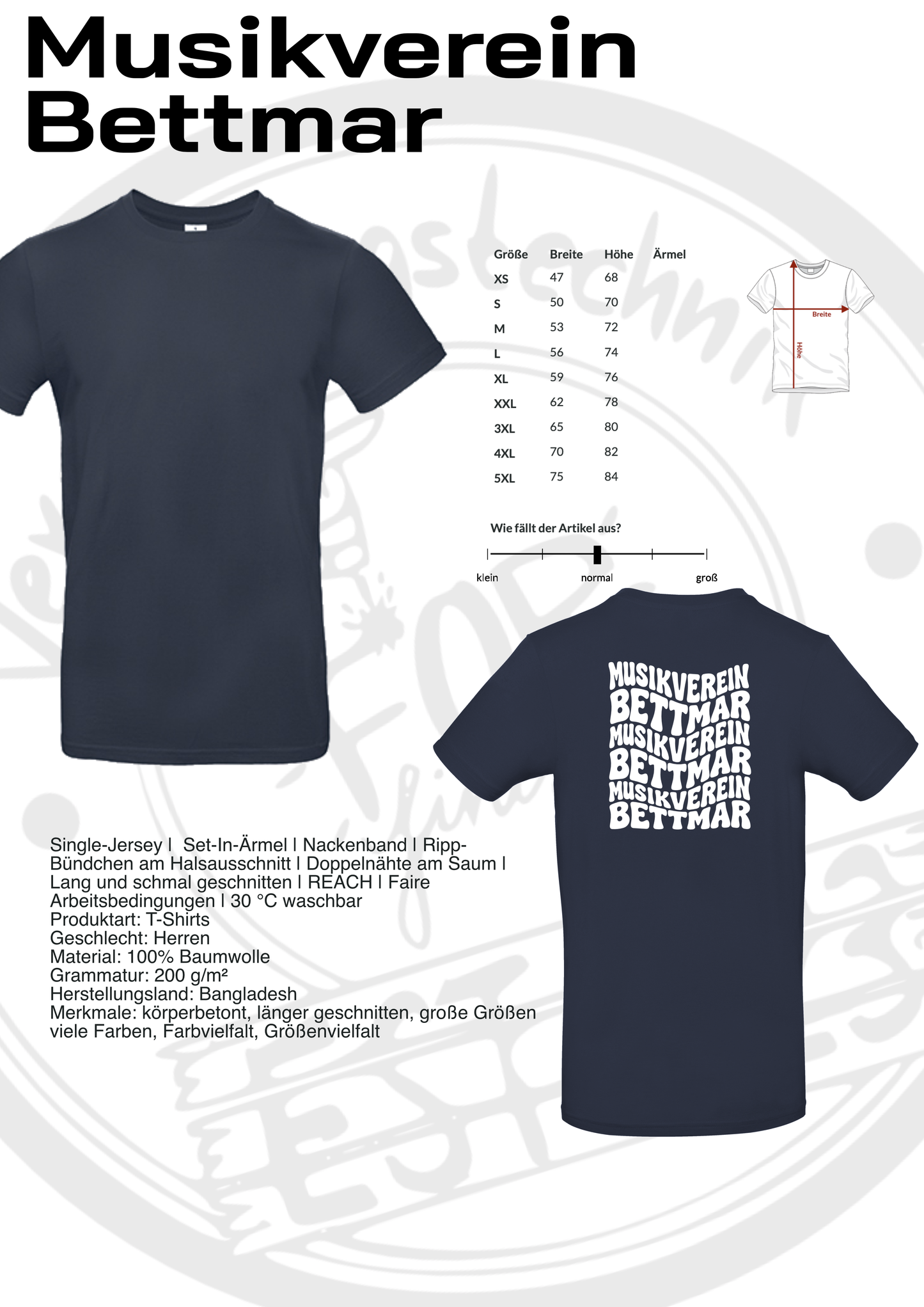 T-Shirt Musikverein Bettmar