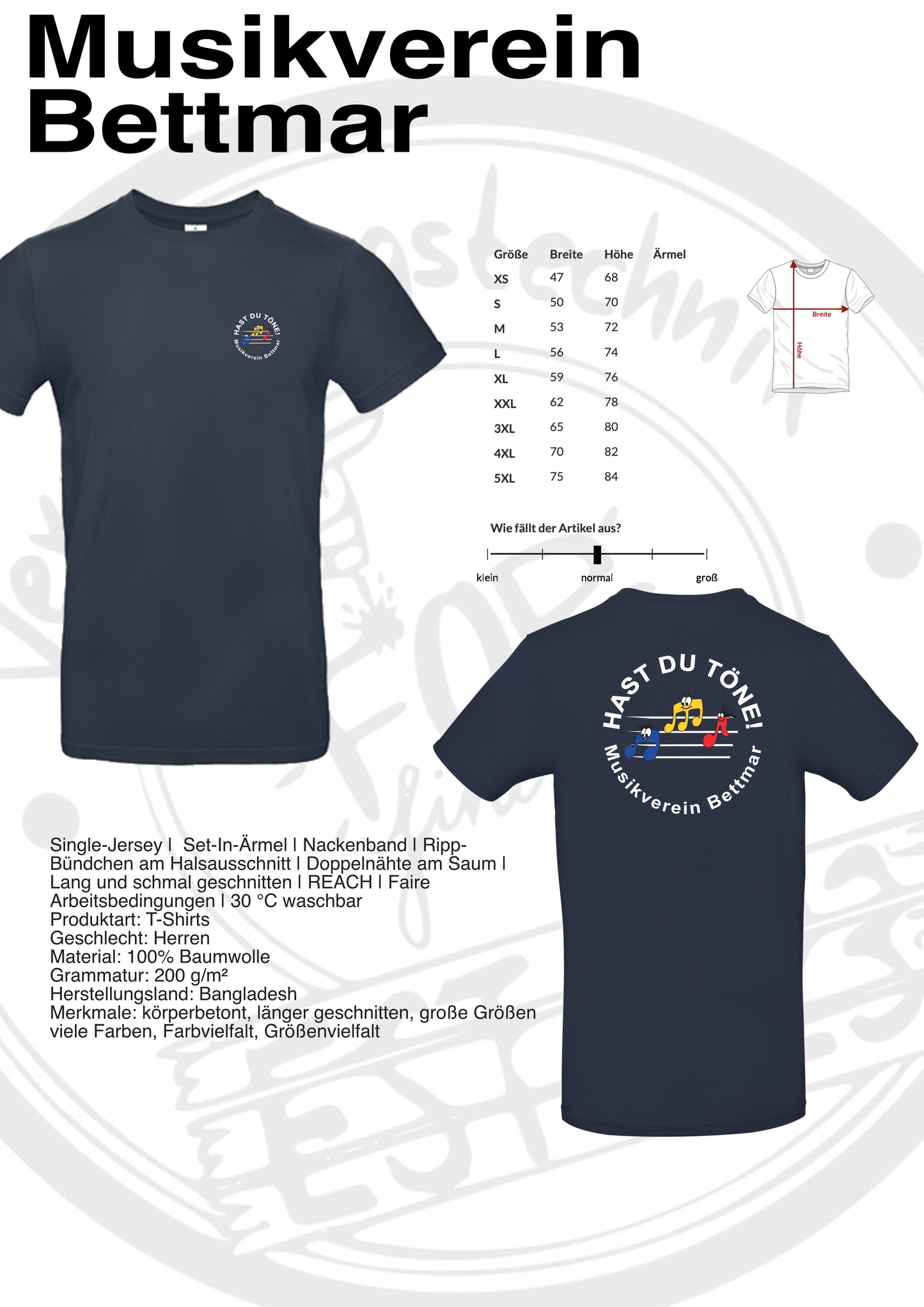 T-Shirt Musikverein Bettmar