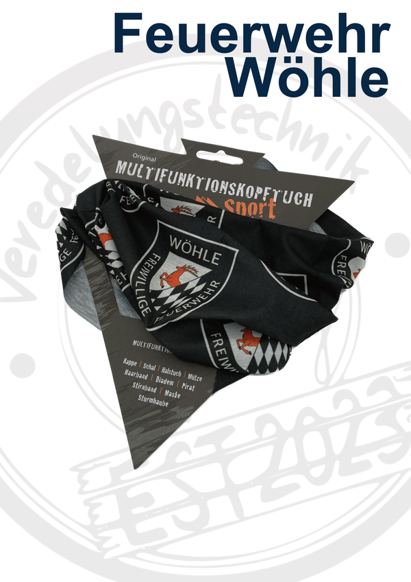 Multifunktionstuch Feuerwehr Wöhle