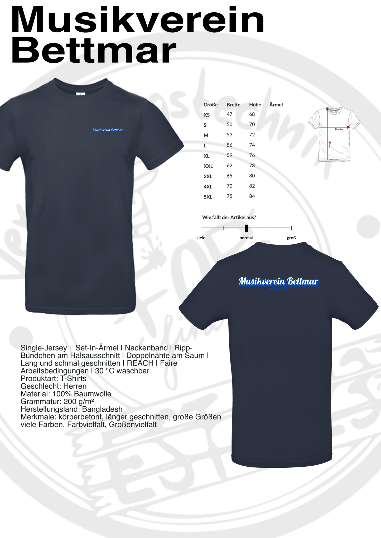 T-Shirt Musikverein Bettmar