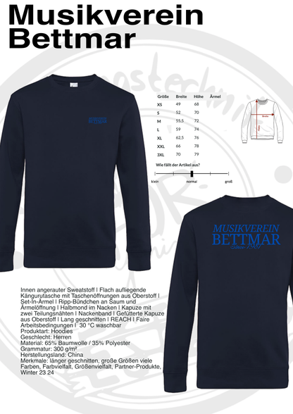 Sweatshirt Musikverein Bettmar