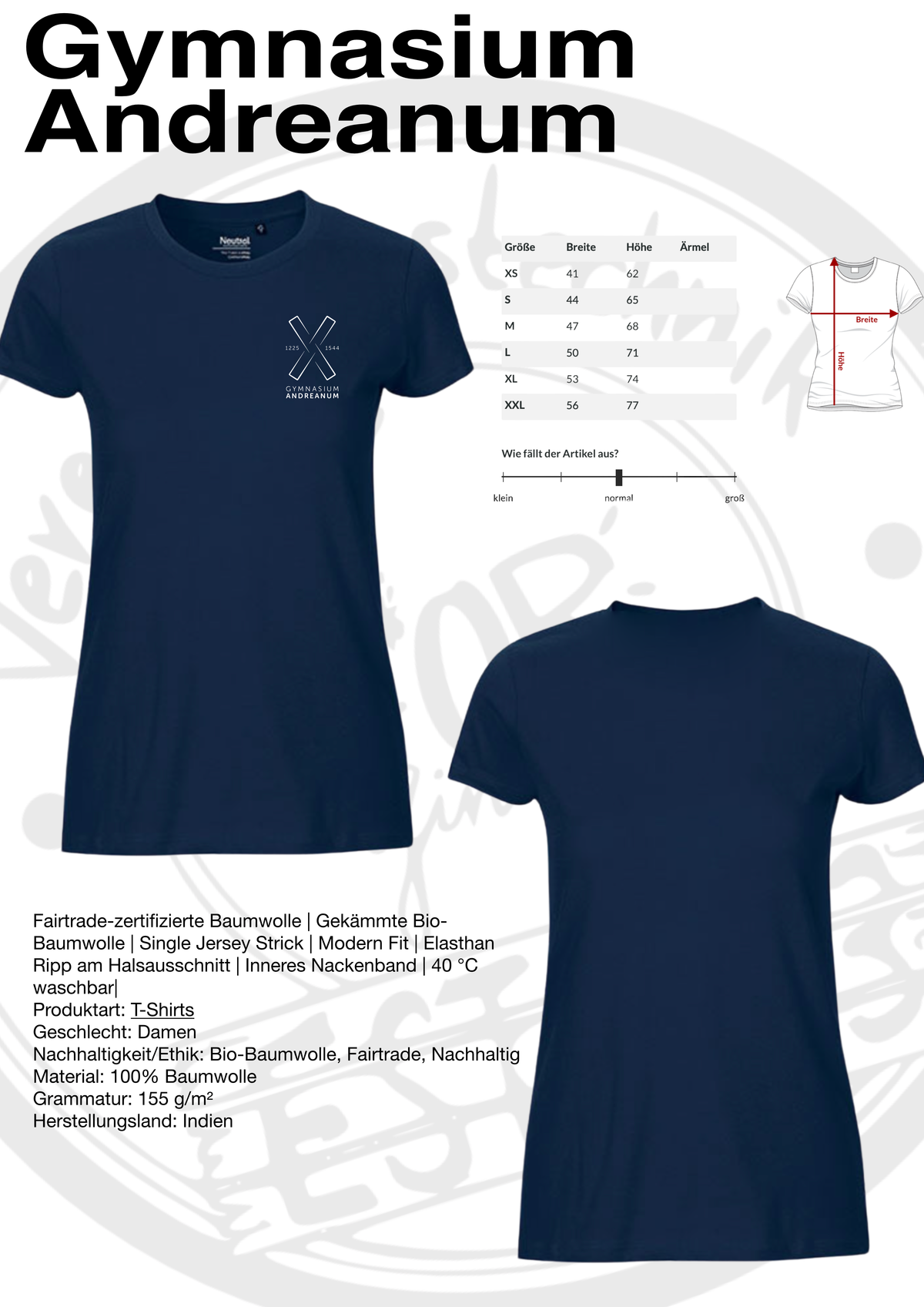 T Shirt Gymnasium Andreanum