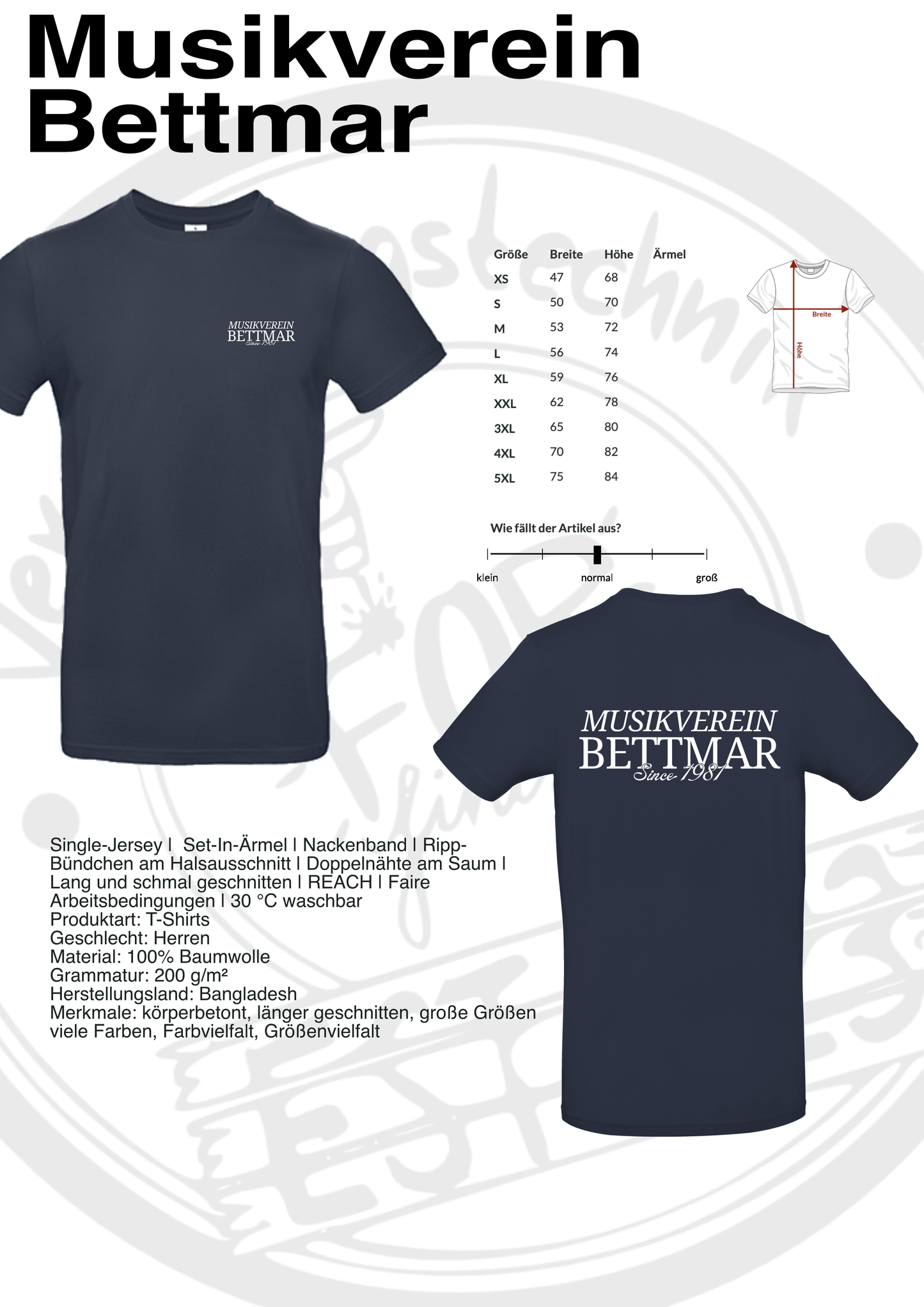 T-Shirt Musikverein Bettmar