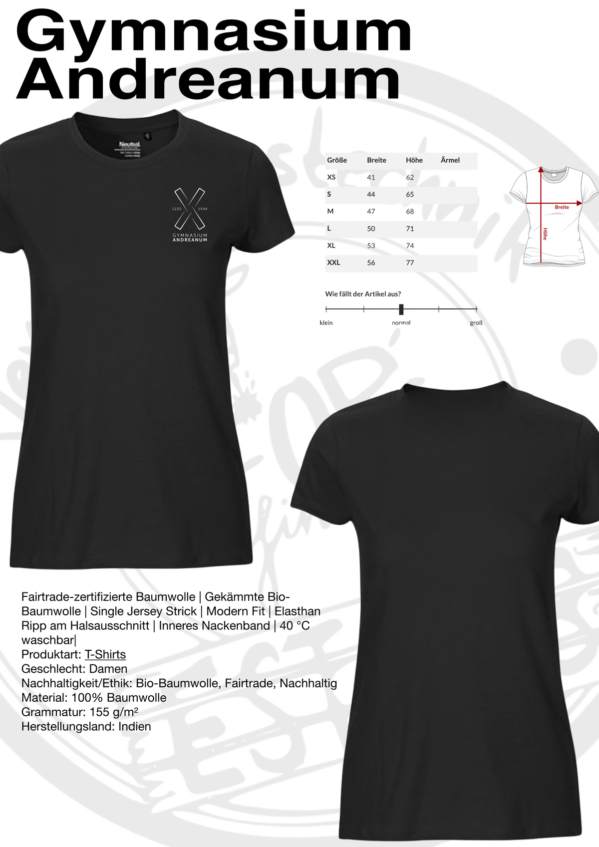 T Shirt Gymnasium Andreanum