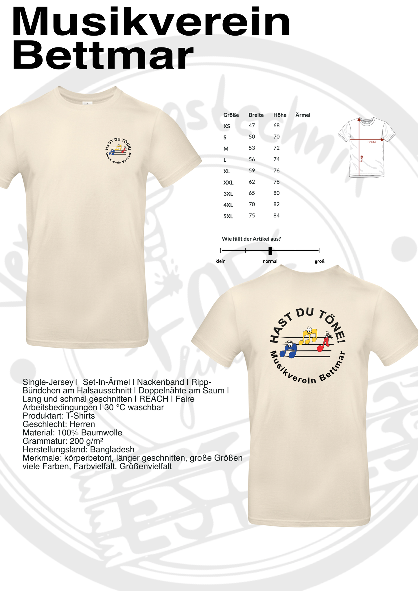 T-Shirt Musikverein Bettmar