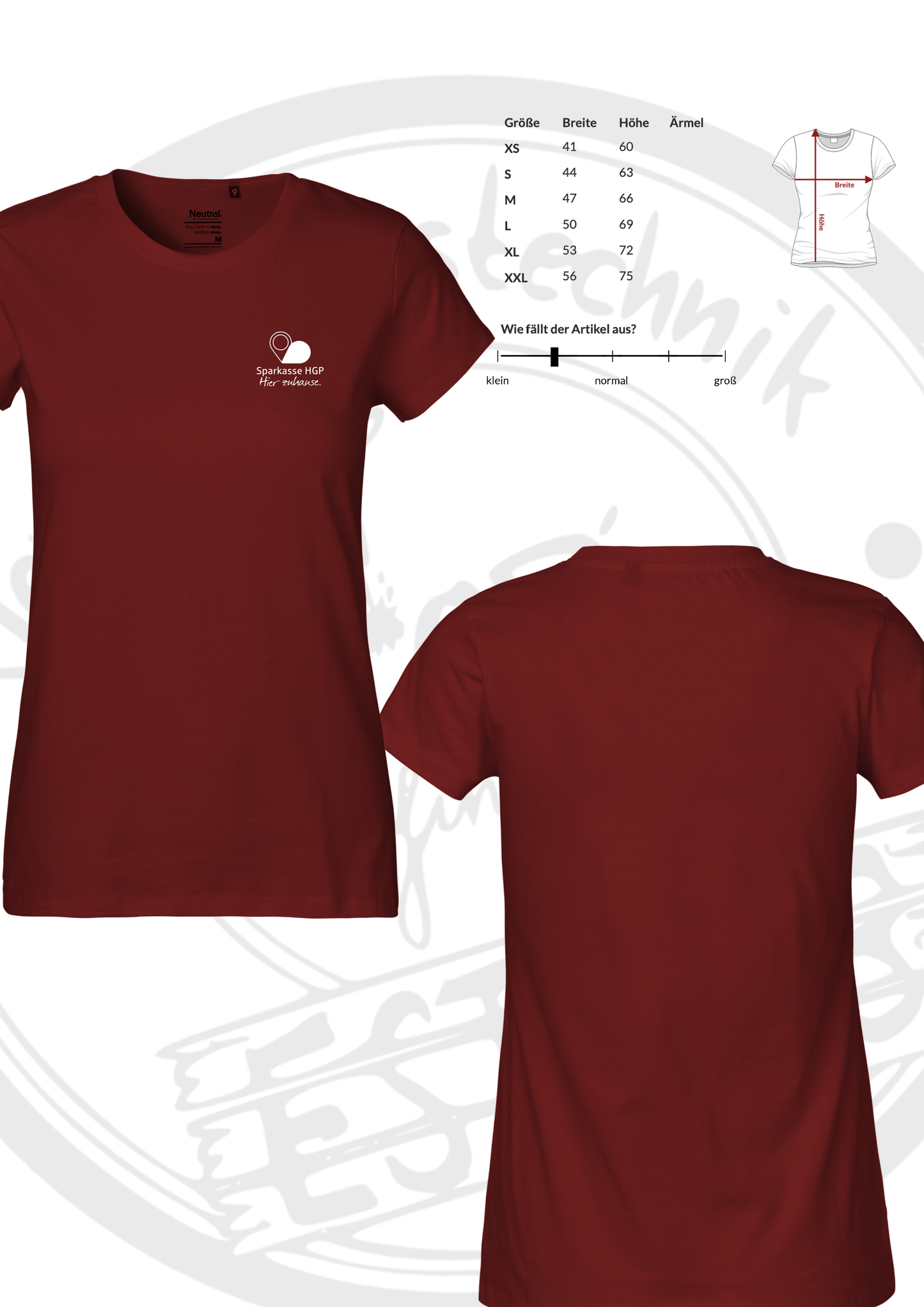 Sparkassen Shirt "Hier zuhause"