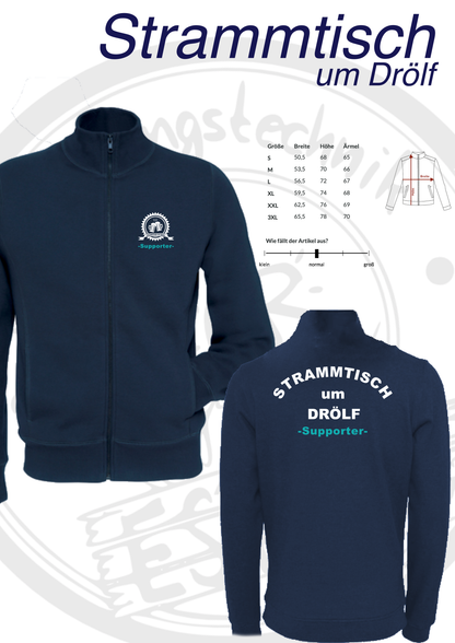 Sweatjacke um Drölf