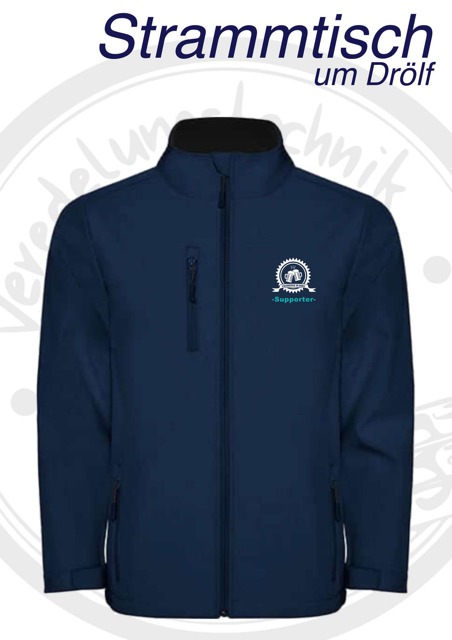 Softshelljacke um Drölf