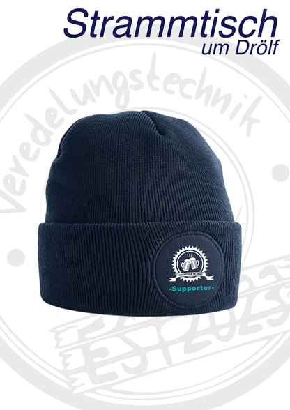 Wintermütze um Drölf