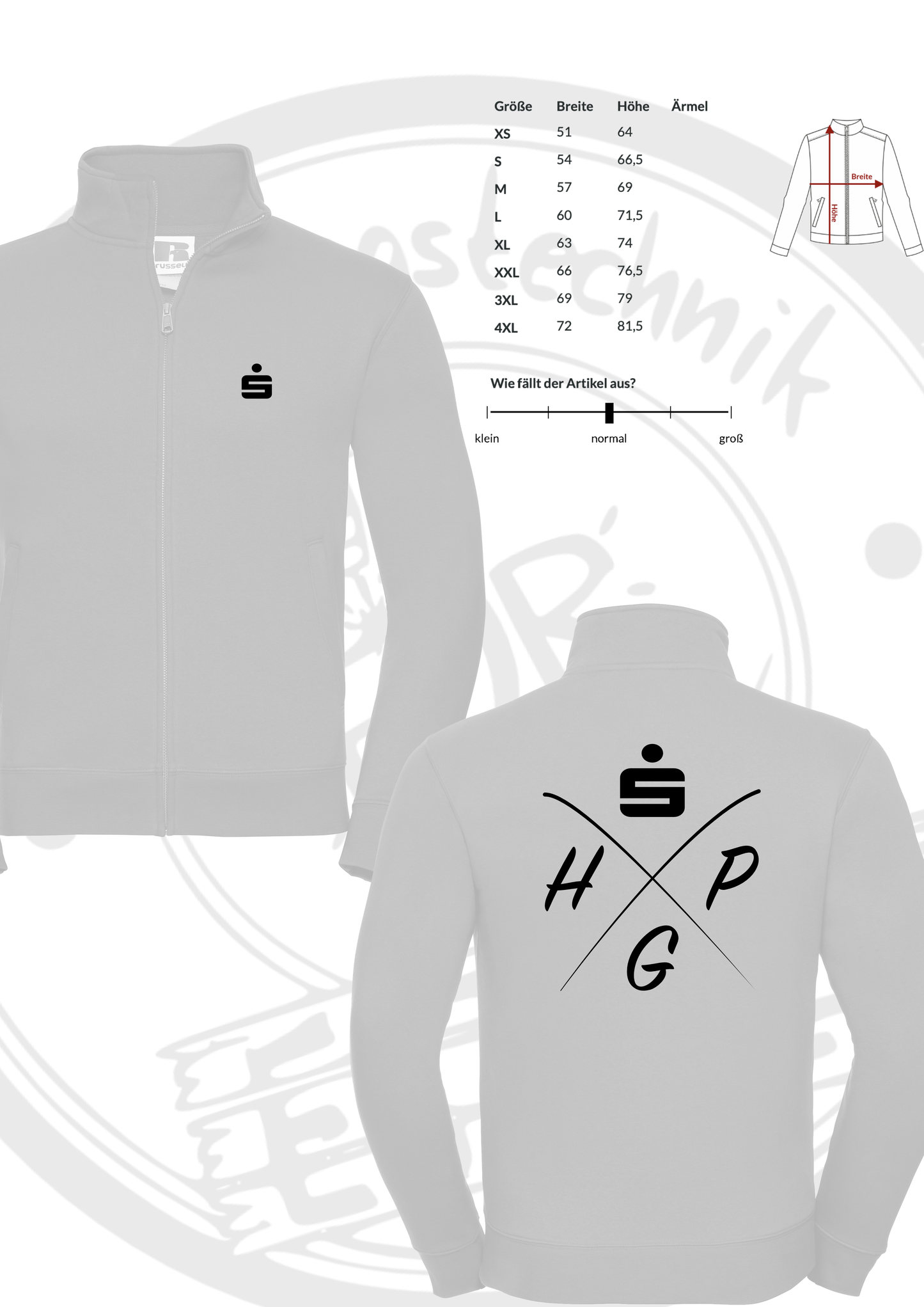 Sparkassen Sweatjacke Herren