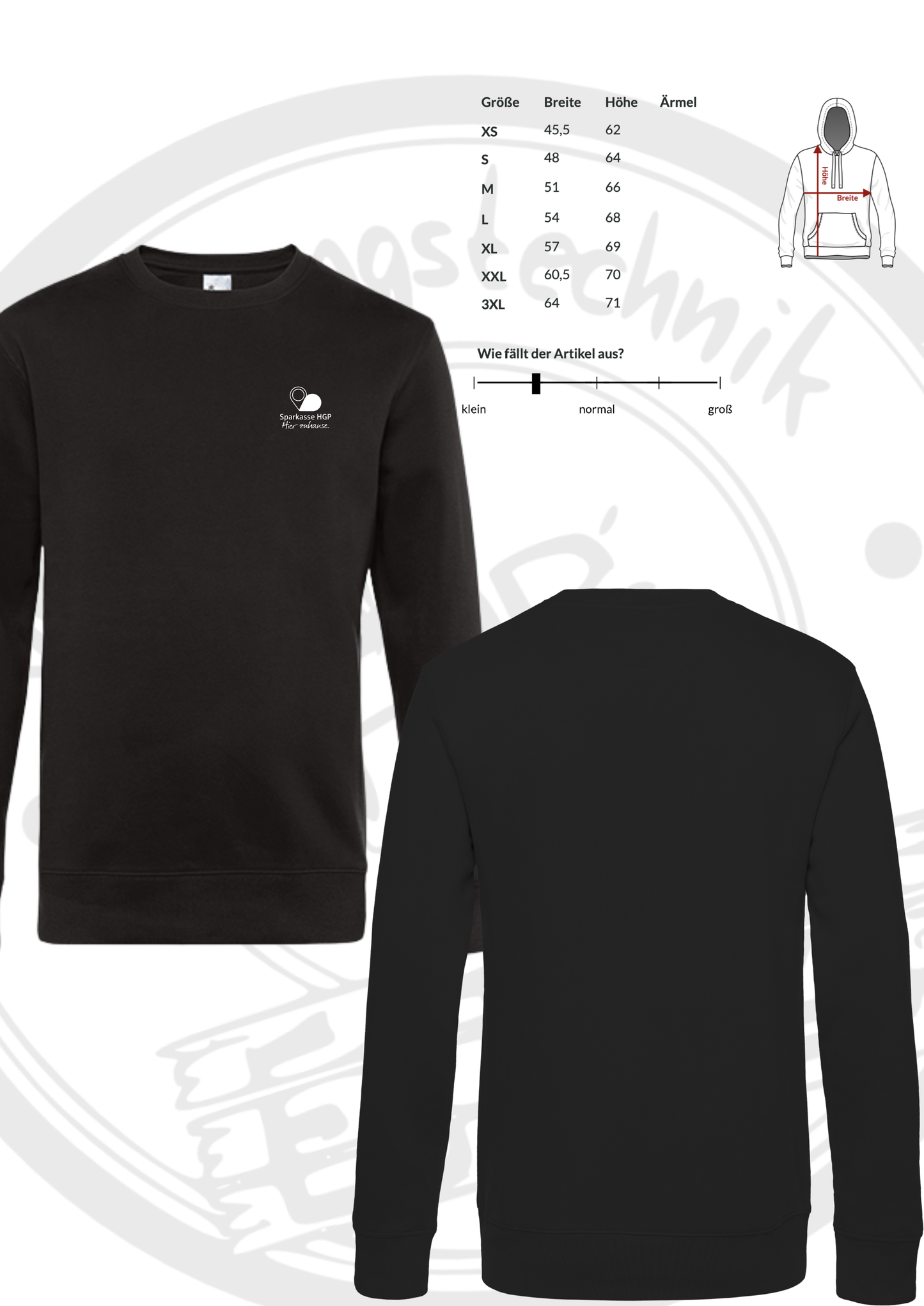 Sparkassen Sweatshirt "Hier zuhause"