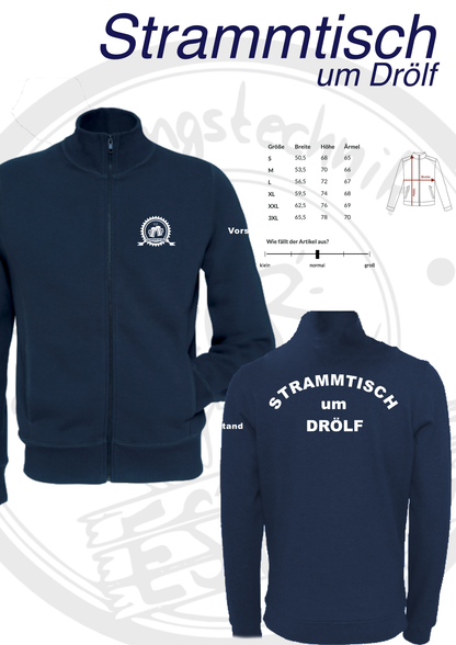 Sweatjacke um Drölf