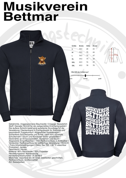 Sweatjacke Musikverein Bettmar