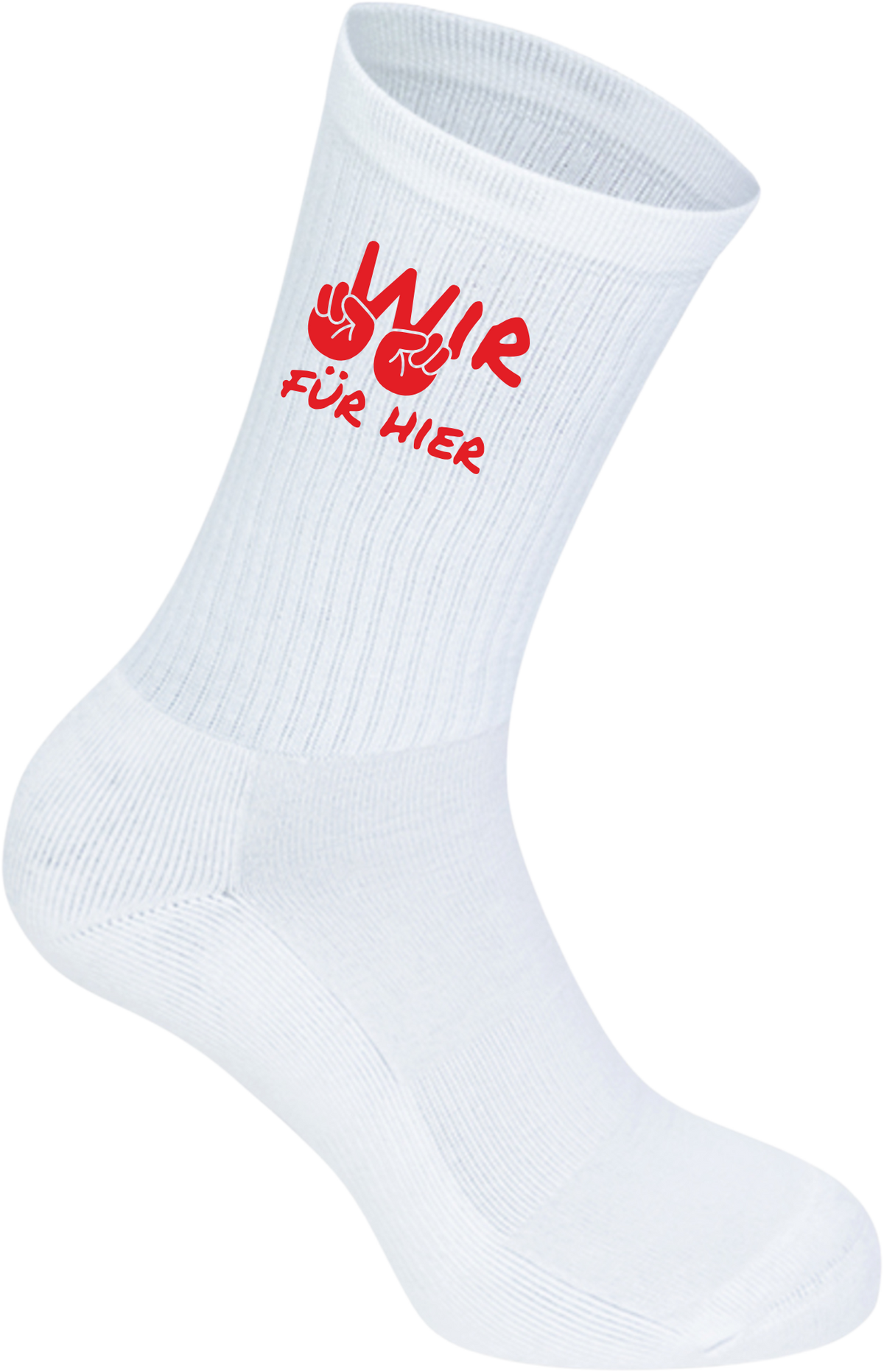 Tennissocken "Wir für hier"