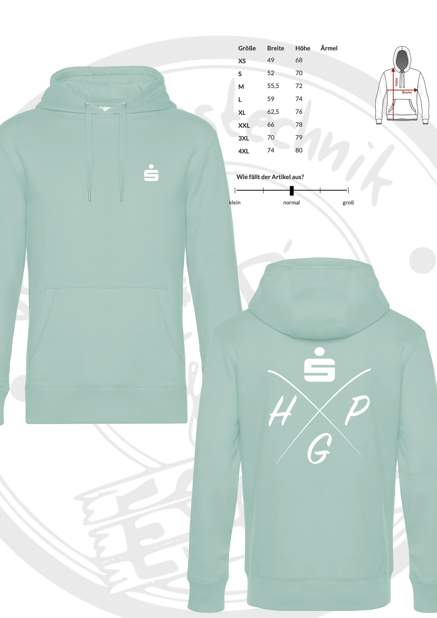 Sparkassen Hoodie Herren