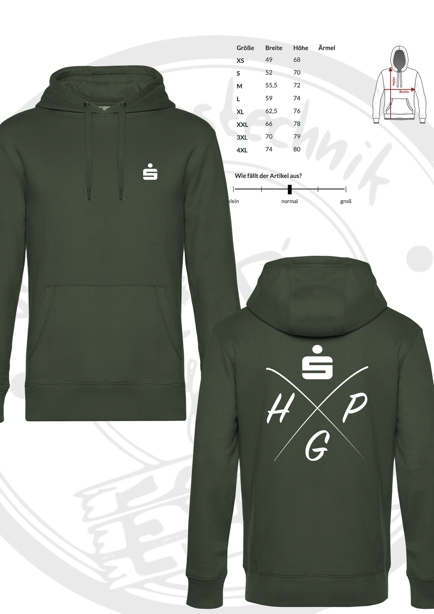 Sparkassen Hoodie Herren