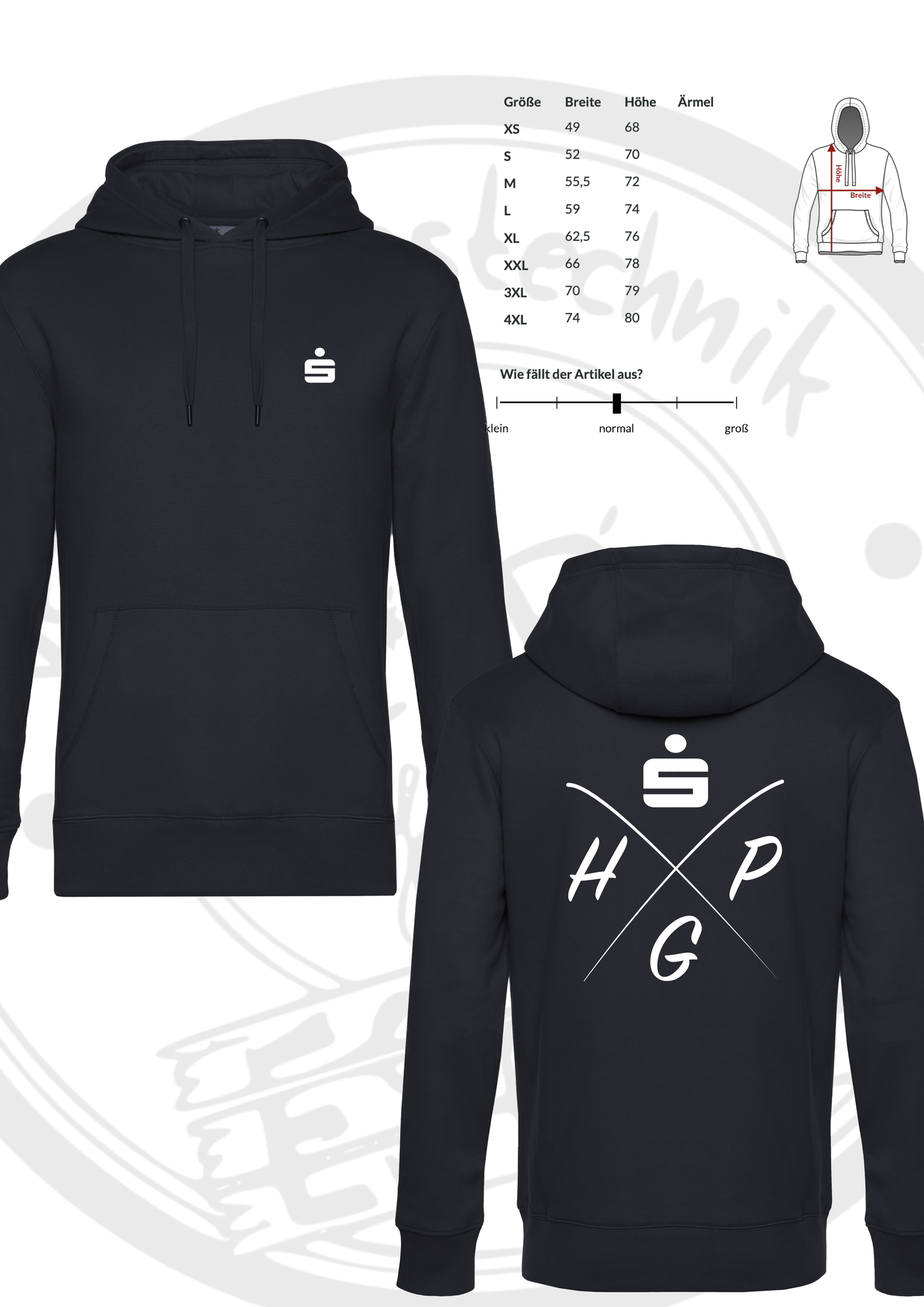 Sparkassen Hoodie Herren