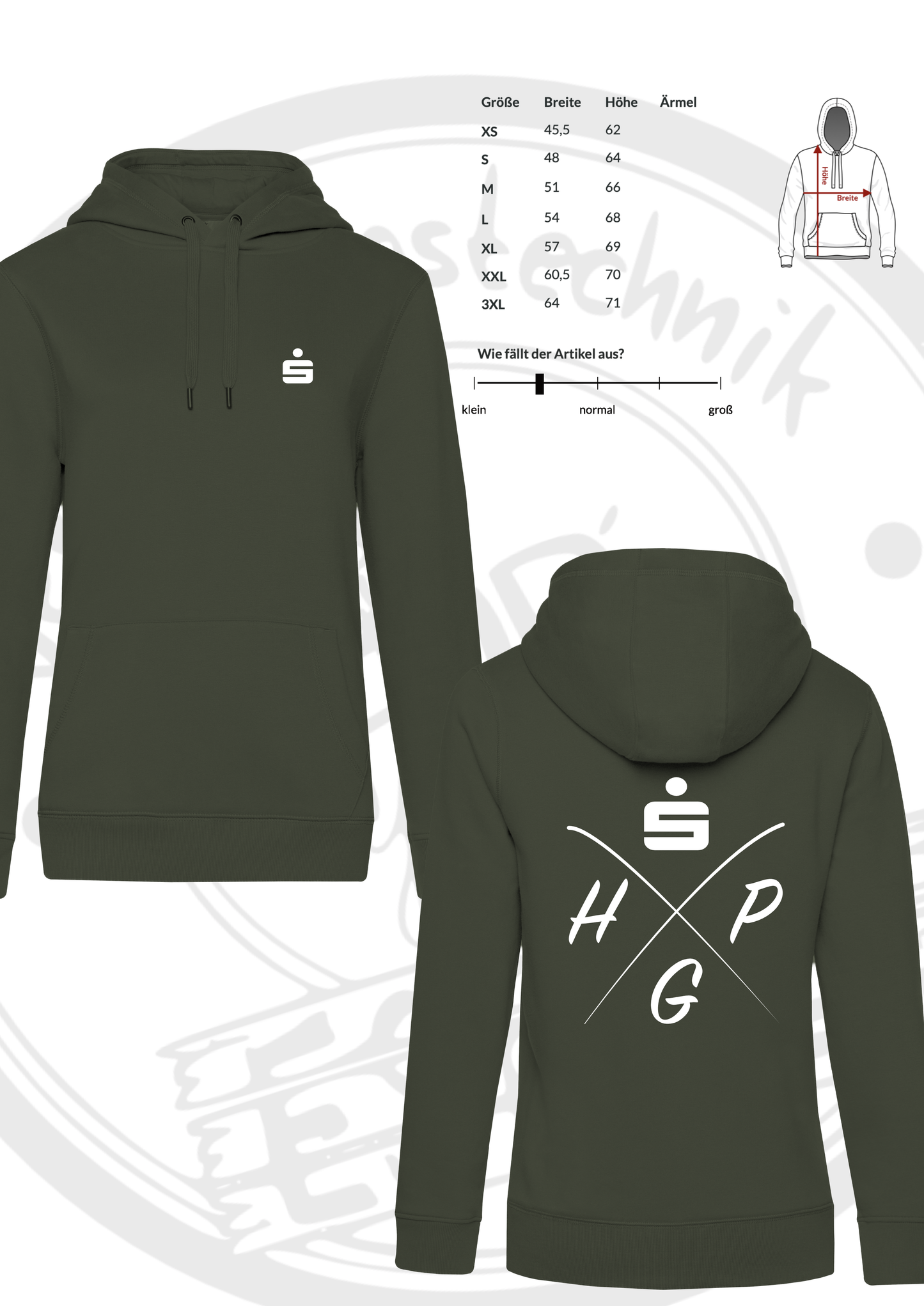 Sparkassen Hoodie Damen