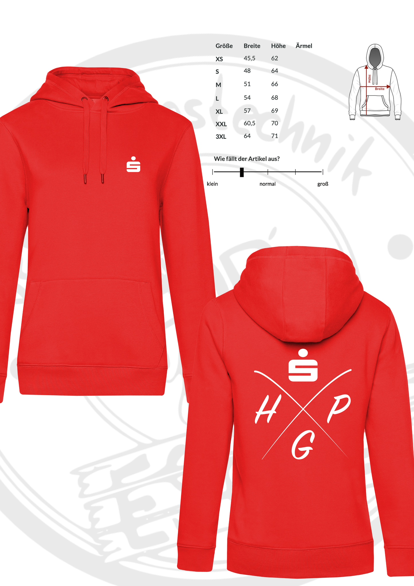 Sparkassen Hoodie Damen