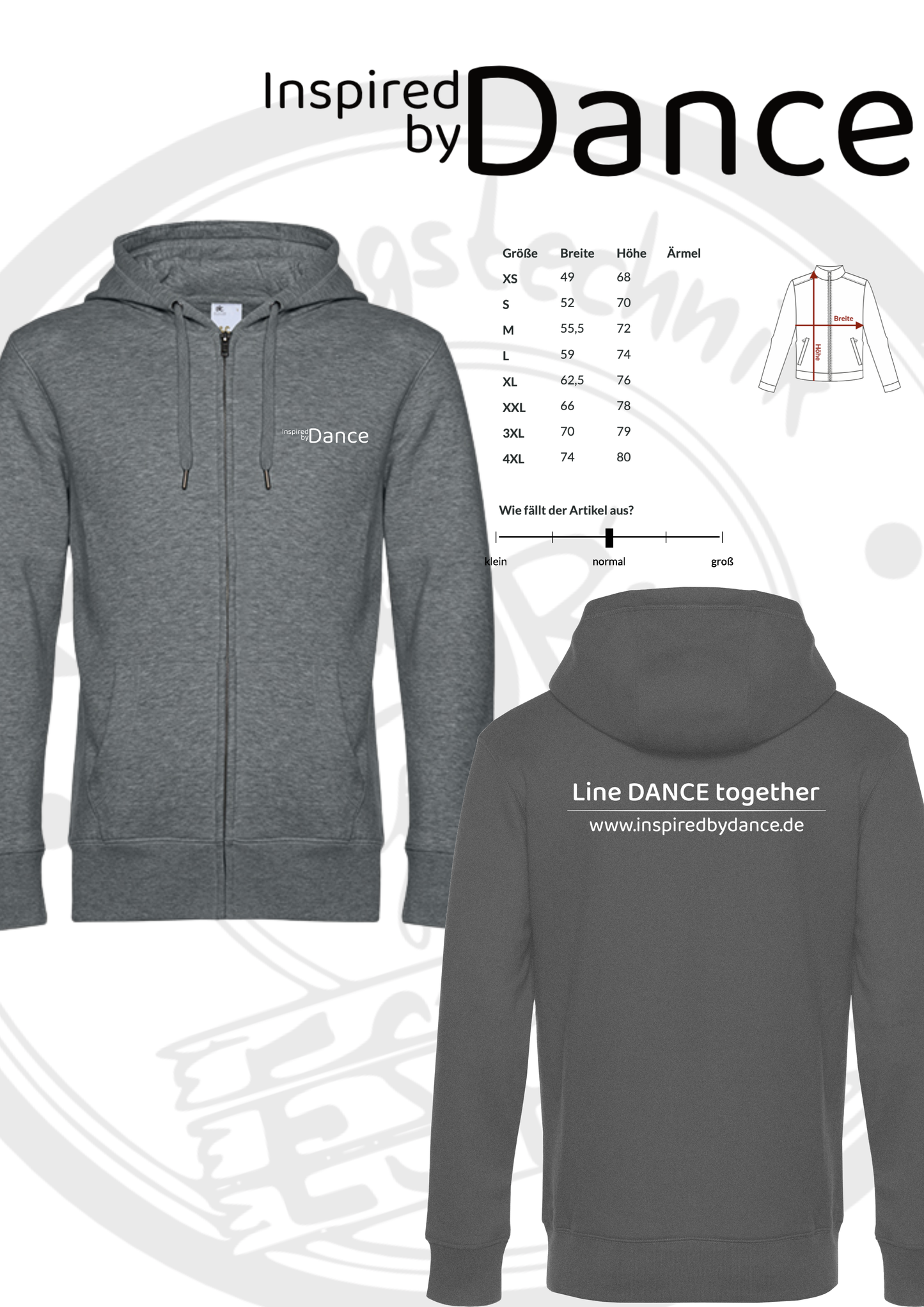 ZipHoodie Inspired by Dance