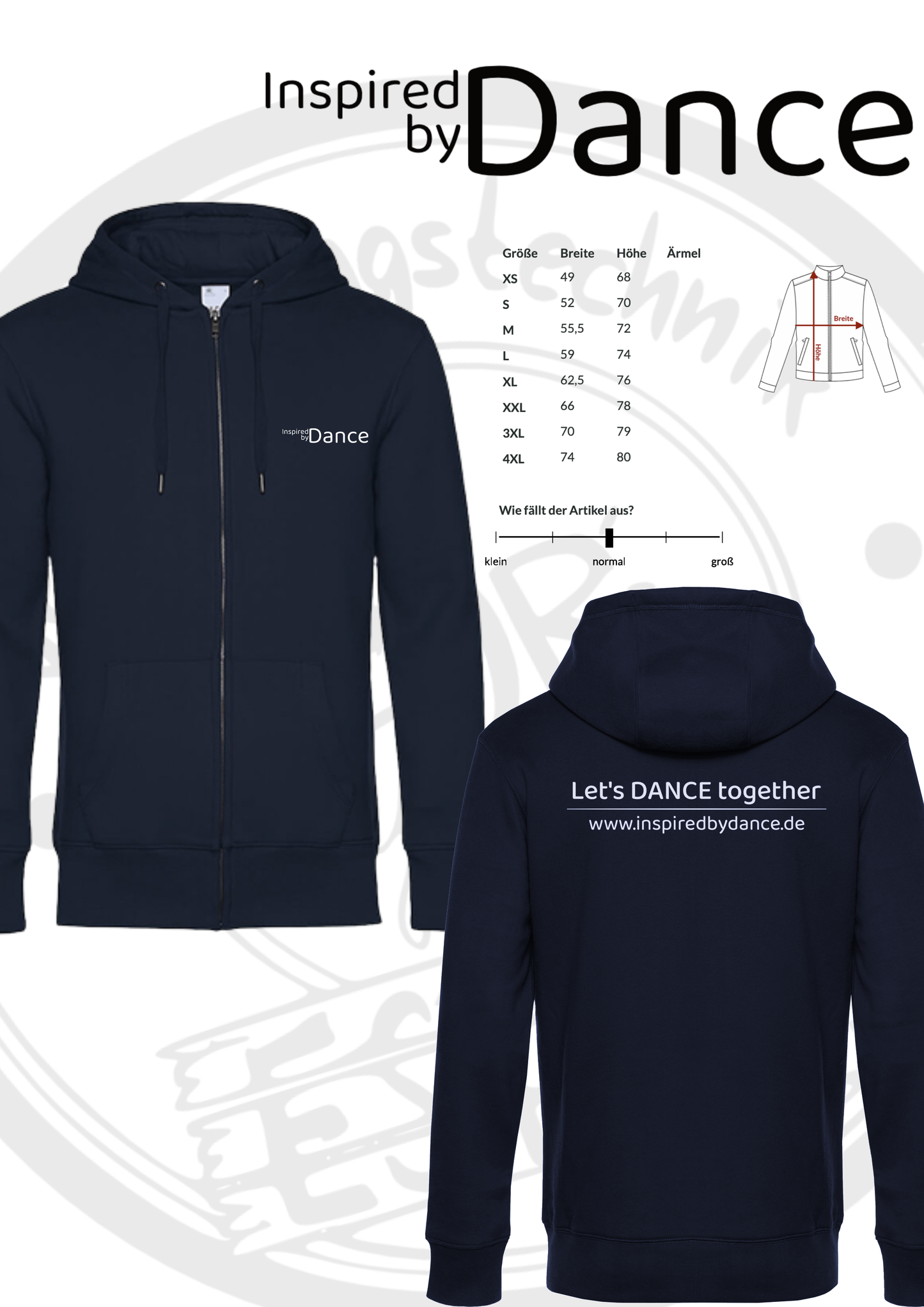 ZipHoodie Inspired by Dance