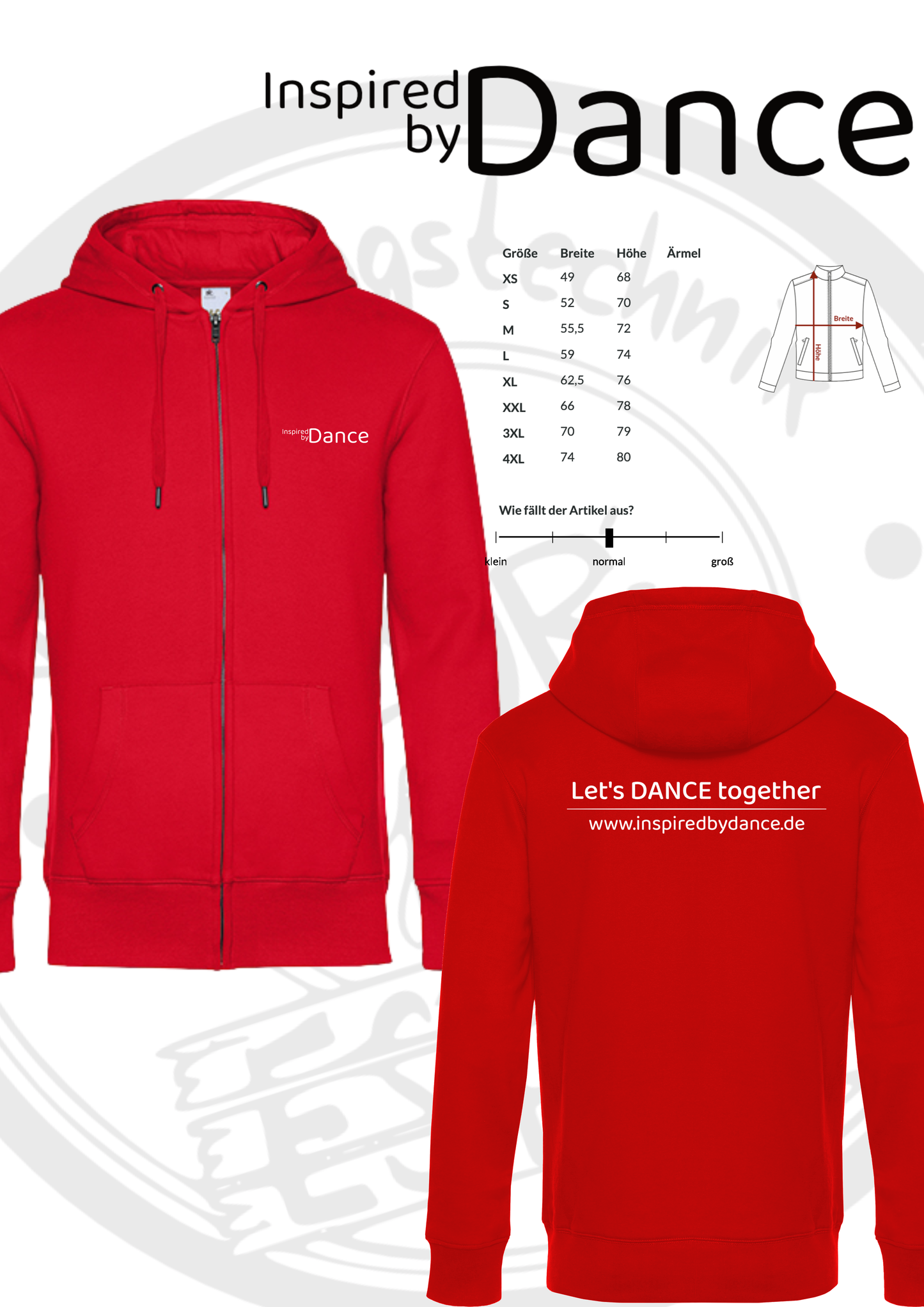 ZipHoodie Inspired by Dance