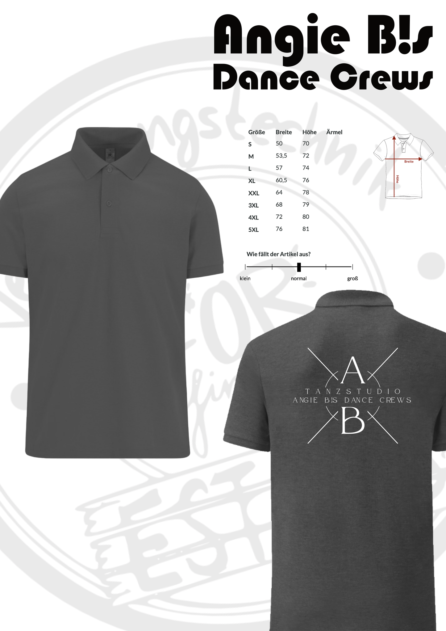Poloshirt der Angie B!s Dance Crews