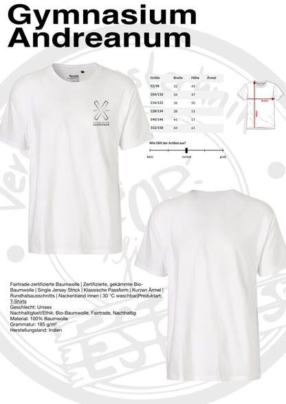 T Shirt Gymnasium Andreanum (Kindergrößen)