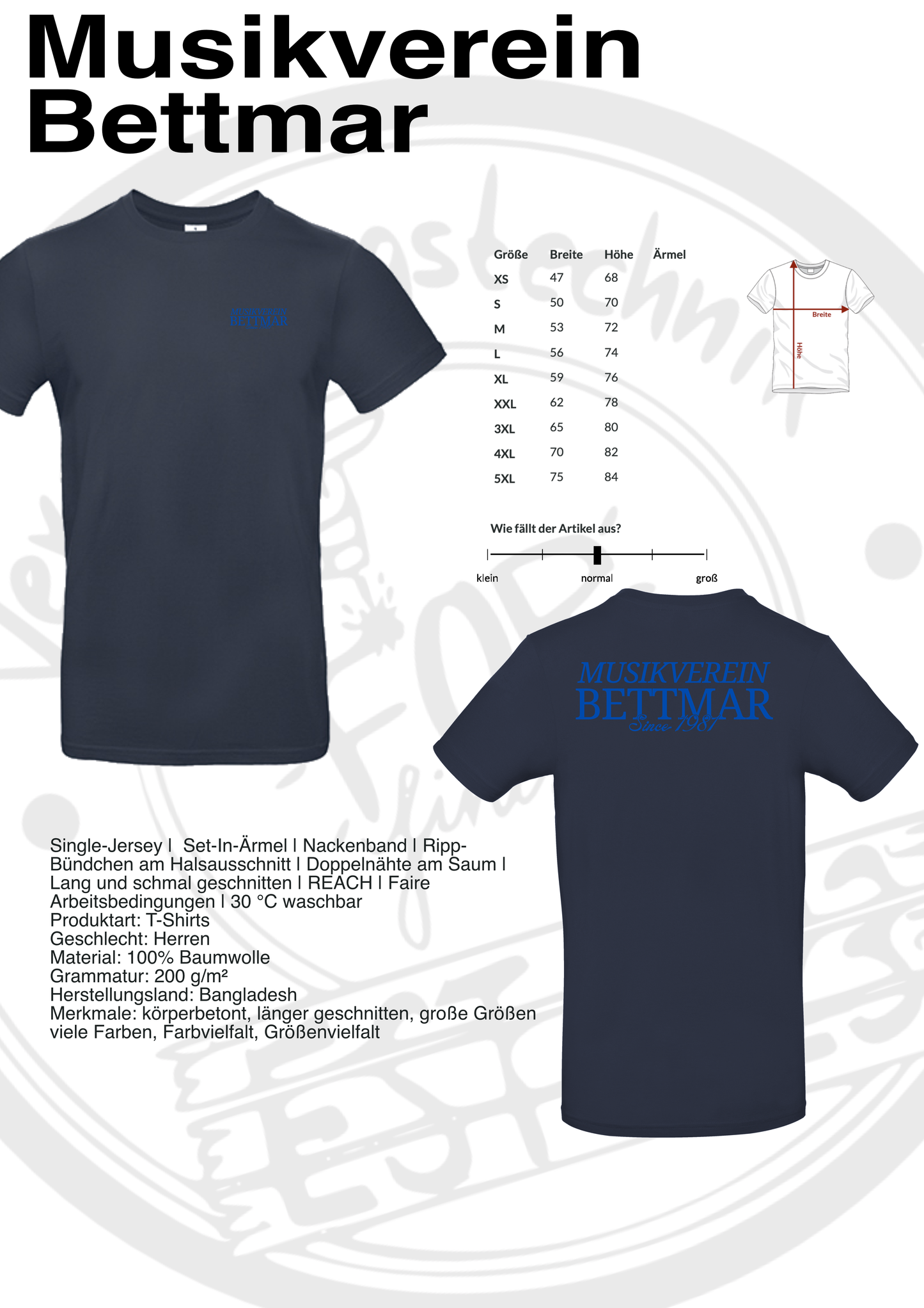 T-Shirt Musikverein Bettmar