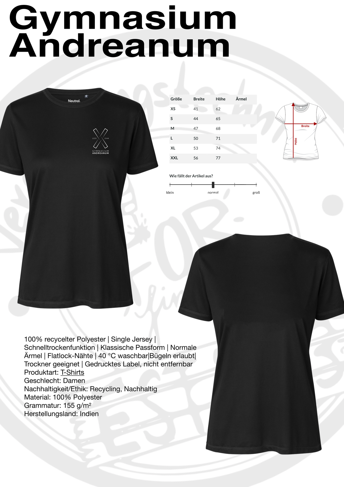 Funktionsshirt Gymnasium Andreanum