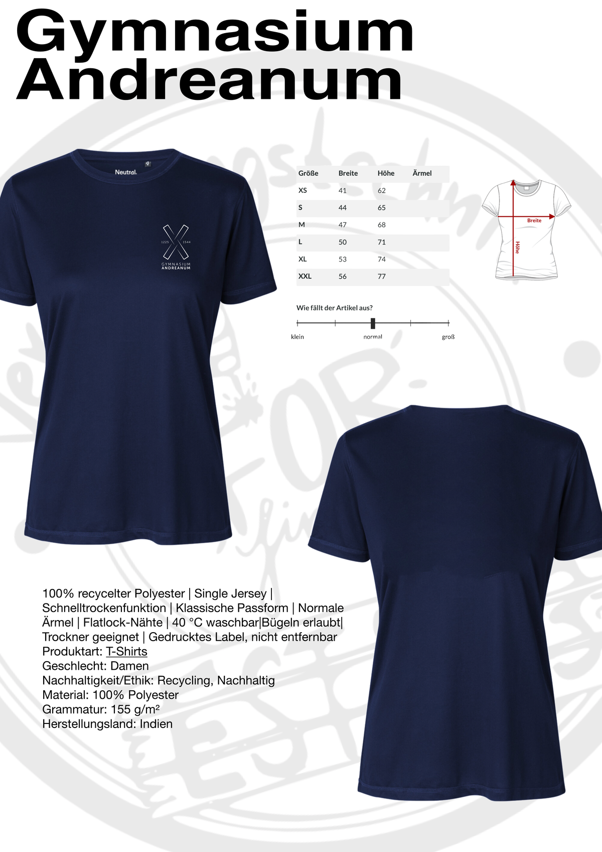 Funktionsshirt Gymnasium Andreanum
