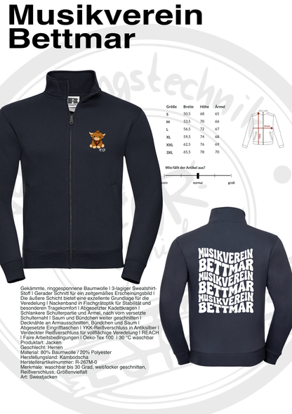 Sweatjacke Musikverein Bettmar