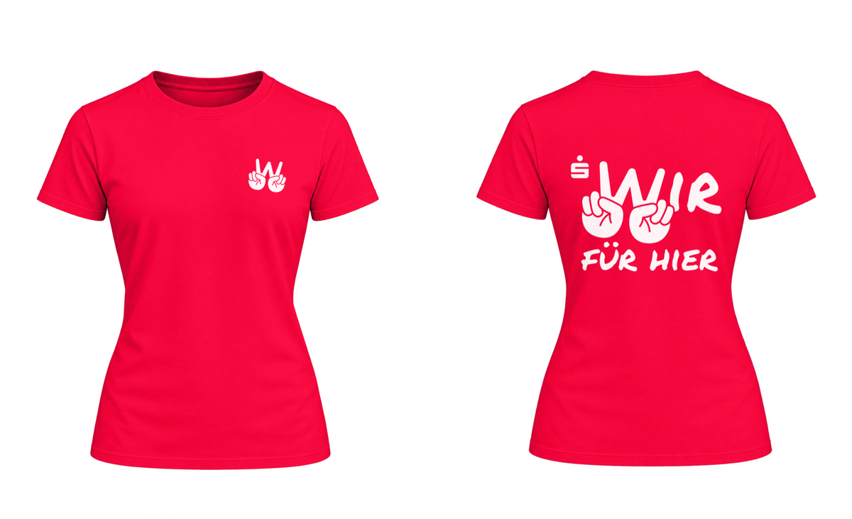 T-Shirt Damen Sparkasse EMH